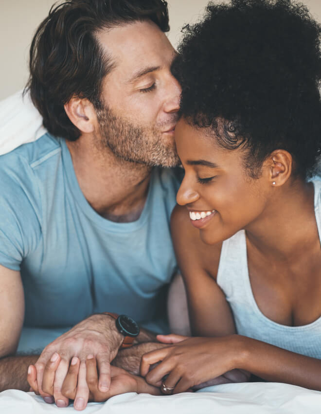 Couple in bed